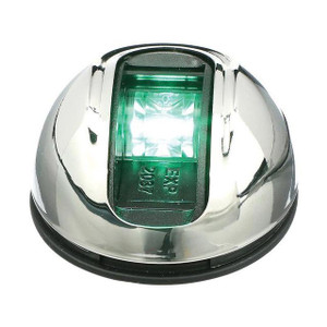 Attwood - Sidelight Led Vrt Rnd Ss Grn - NV3012SSG-7