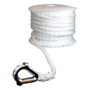 Seasense - Anchor Line Nyl Twisted 1/2"x200' - Wht - 50013032
