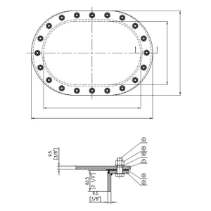Icf - Mb Manhole 15"x23"-rsd-2.5 - MB501-1523A