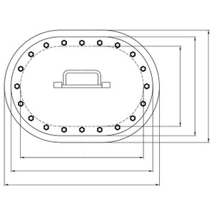 Icf - Mb Manhole 18"x24" Flush - MB504-1824A