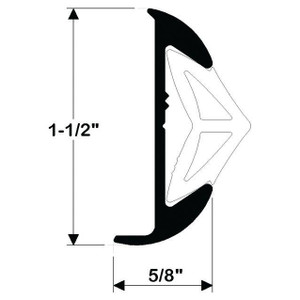 Taco Marine - Rub Rail Alum Anodz 1-1/2"x12' - A11-0638TAL12D