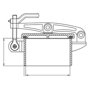 Icf - Ullage 08" Rsd 5" Ss - SS144-08-05A