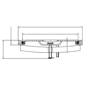 Icf - Th Manhole T Handle 18" Ss - SS0430-18A