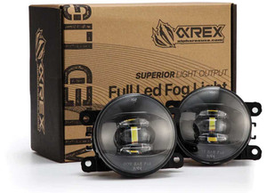 AlphaRex - Universal Ford/honda/nissan/subaru Doubletap Dual Color Led Projector Fog Lights - 210002