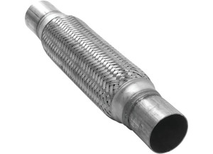 AP Exhaust - Flex Coupling 2in  14in Oal W/neck W/inner Braid - 8842IB