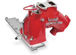 Banks Engineering - 1318 Ram 6.7l 3500/4500/5500 Chassis Cab Monsterram Intake System W/fuel Line  Red - 42804-R