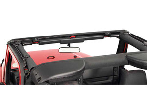 Bestop - 0718 Wrangler Windshield Channelblack - 51243-01
