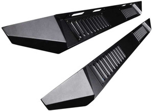 Blackhorse Off Road - 07c Sierra 1500 Crew Cab Armour Heavy Duty Steel Running Boards Black - AR-GMG185