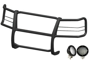 Blackhorse Off Road - 1524 Express Passenger Grille Guard Kit Modular Black - 17GV02MA-PLFB
