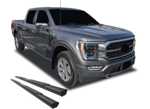 Blackhorse Off Road - 15c F150 Supercrew Cab Epic Running Boards Black - E1191
