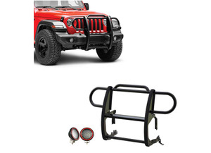 Blackhorse Off Road - 20c Gladiator Grille Guard Kit Modular Black - 17JPJLMA-PLFR