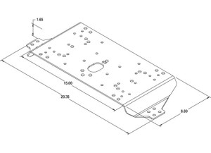 Buyers - Guarddogg Mini Lightbar Mounting Bracket - 851463