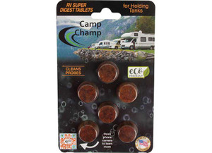 Camp Champ - Camp Champ Rv Super Digest Tablets 6 Per Card - CCSDTC
