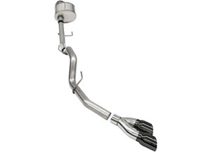 Corsa Exhaust - 21c F150 Catback Exhaust System W/ 4.0 In Tips - 21142BLK