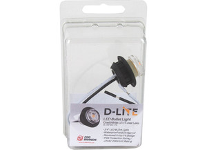 Creative Group - Led Bullet Light  Amber Led/clear Lens - DL-CM75AC-1PK