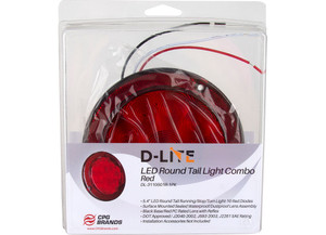 Creative Group - Led Red Round Tail Light Combo - DL-3110501R-1PK