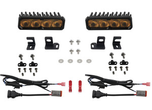 Diode Dynamics - 24c Tacoma/4runner Fog Ss6 Pro Led Kit Yellow - DD8578