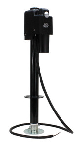 Extreme Max - Power Aframe Elec Tongue Jack W/led Work Light & Permanent Ground Wiring 3.35k Lbs Cap Blk - 149.1289