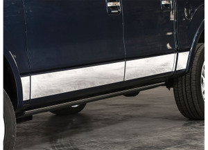 ICI - Innovative Creations - 1114 F250/f350/f450 Super Duty Crew Cab Long Bed Stainless Steel Rocker Panels - T4143-304M