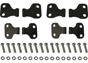Kentrol - Fishbone Offroad - 18c Wrangler Unlimited/20c Gladiator Door Hinge Set Black - 80729