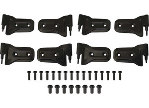 Kentrol - Fishbone Offroad - 18c Wrangler Unlimited/20c Gladiator Outer Door Hinge Set Black - 80727