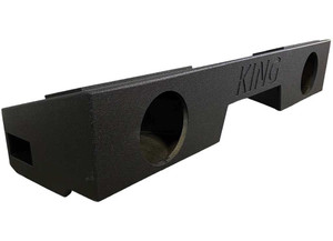 KING BOXES - 0718 Chevy/gmc Silverado/sierra 1500 Ext Cab Dual 8in Subwoofer Enclosure - AK-G36-28