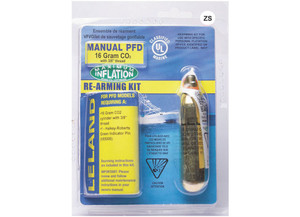 Leland Limited - Leland 16gram Inflatable Pfd Rearming Kit Zs For Belt Pack; Manual; 3/8in Thread - 840AMU-82122Z