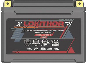 Lokithor - 900ca Powersports Battery W/ Bluetooth & Heating  12v; Lithium; 8ah/102.4wh175x87x130mm - LPS20-8