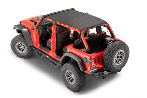 MasterTop - 18c Jeep Wrangler 4dr Mastertwill Bimini Top Plus - 14305624