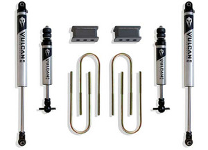 Maxtrac Suspension - 0608 Ram 1500/0308 Ram 2500/3500 2wd 2.5in Blocks 3.625in Ubolts(4)vulcan 2.0 Ifp Shocks - 902225V-S