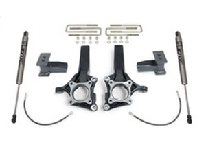 Maxtrac Suspension - 4in Lift Kit 2wd W/ Shocks 200914 F150 W/o Factory Blocks - K883142F