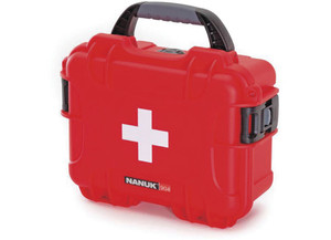 Nanuk Gear Protection - Nanuk First Aid Case 904 With Medical Accessories  Red - 904S-880RD-PA0-FSA02