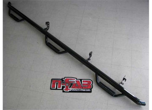 N-Fab - 0914 F150 Quad Cab 6.5ft Sb Nerf Step W/bed Access Step  Black Powder Coated - F09100QC-6