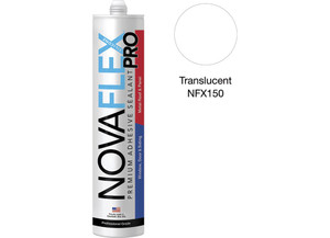 Novagard Solutions - Novaflex Pro Silicone Sealant 10oz Cartridge 12/case  Translucent - NFX1500-10C1