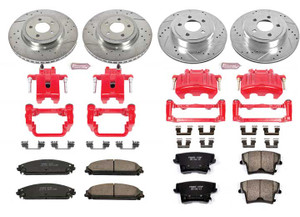 Powerstop - Front & Rear 1 Click Kit W/calipers - KC2853