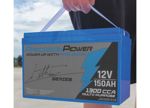 Precision Sonar - Precision Power Lithium 12v 150ah Mulitpupose Cranking Smart Battery - PP-12V-150AH