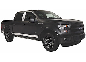 Putco - 1520 F150 Super Cab 6.5ft Bed Stainless Steel Rocker Panels - 9751442