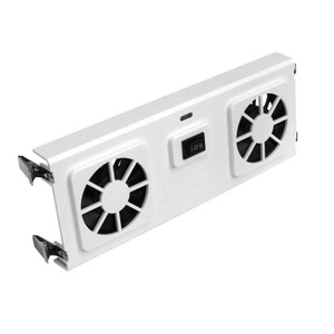 Quick Products - Clipon 12 Volt Max Airflow Rv Refrigerator Fan For Ice Buildup Protection With - 1229.4047