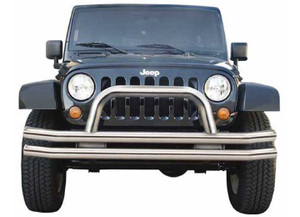 Rampage - Frt/rr Black Double Tube Bumper W/o Hoop 8706 Wrangler - 7649