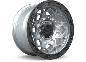 RTX Wheels - Spade 18x9 6x139.7 Et10 Cb106.1 Hyper Silver Black Lip - 83468