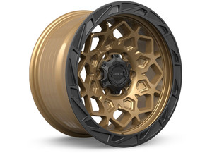 RTX Wheels - Spade 18x9 6x139.7 Et10 Cb106.1 Satin Bronze Black Lip - 83469