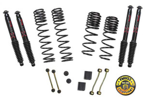 Skyjacker Suspension - 18c Jeep Wrangler Rubicon Jl 22.5 Lift Dual Rate Long Travel Sprgs Inc (4) Black Max Shocks - JL25RBPBLT