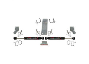 Skyjacker Suspension - Black Max Dual Steering Stabilizer Kit / Black - 8206