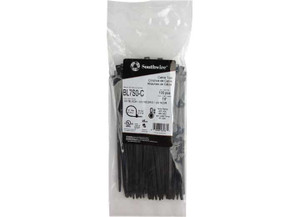 Southwire - 7in 50lb Black Cable Tie 100 Per Bag - BL7S0-C