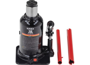 Sunex - 12 Ton Short Bottle Jack - 4412S