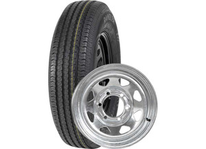 Taskmaster - St225/75r15r15 Lre Rambler Trailer Tire On 15x6.5 6x5.5 Galv 4.25cb 0os 2830 Lcc - B-22575R150E-K-60655GS