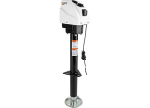 Tow-Rite - Electric Jack 3500 Lbs 12v 14in Travel  White - TR140010