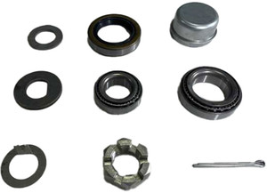 Tow-Rite - Hub Bearing Kit 3500 Lbs (#l44649 L68149 L44610 68111)with Castle Nut Cotter Pin & Tang Washer - BL1302