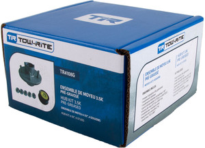 Tow-Rite - Idler Hub 54.5 Bc 3.5k Kit 1/2in Stud Pregreased  Boxed  Galvanized - TR4108G