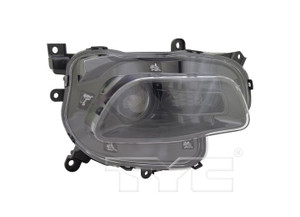 TYC - Capa 1415 Jp Chrke Halgn Black Trim Headlamp Assy Rh - 20-9507-00-9